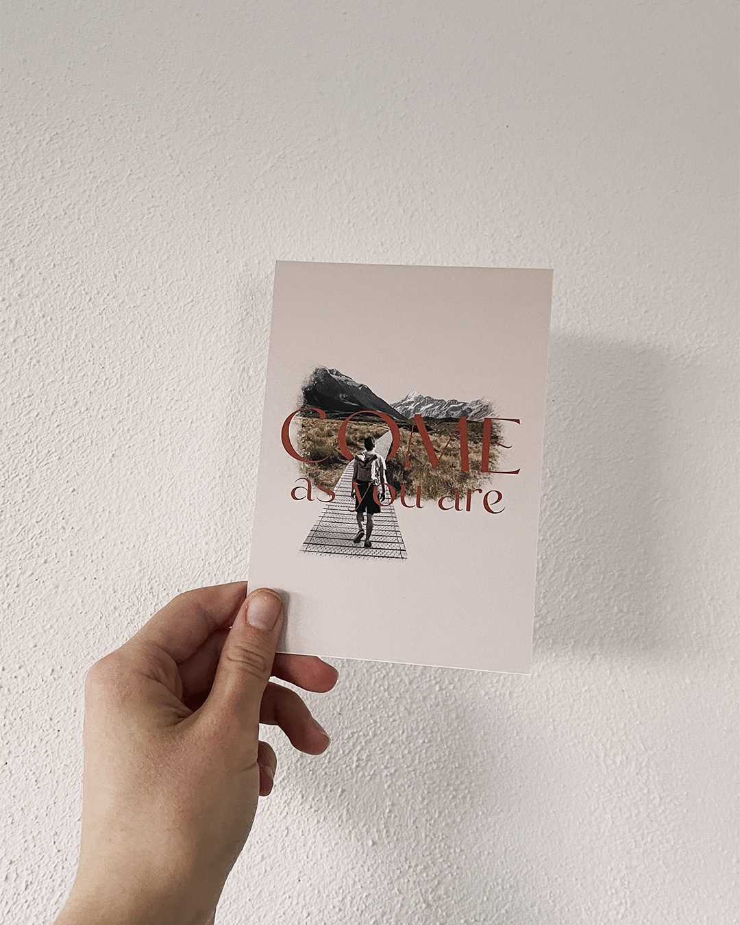 Postkarte Come as you are