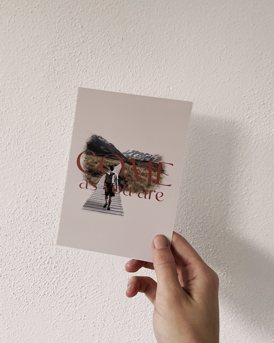 Postkarte Come as you are