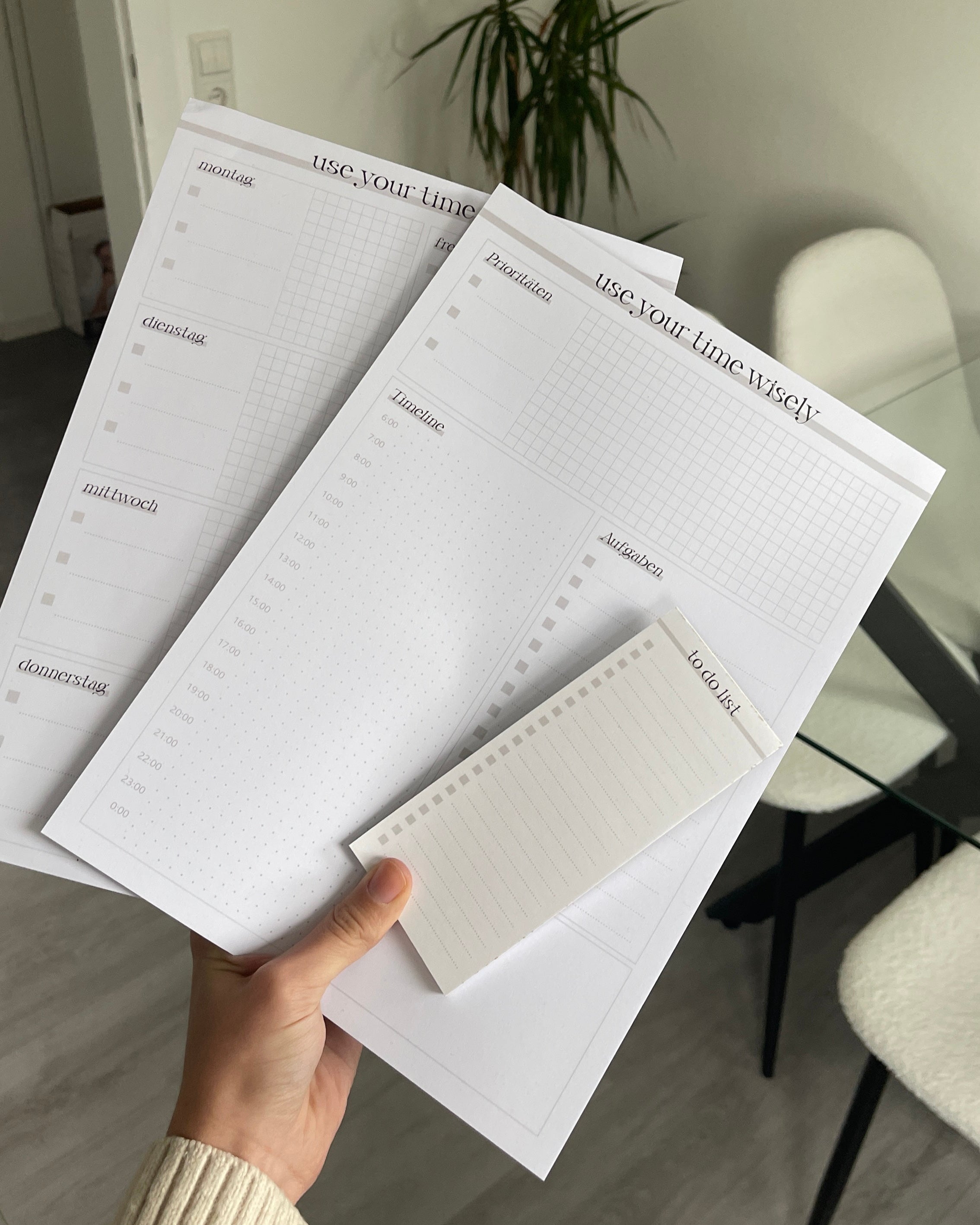 Notizblöcke-Set "use your time wisely"