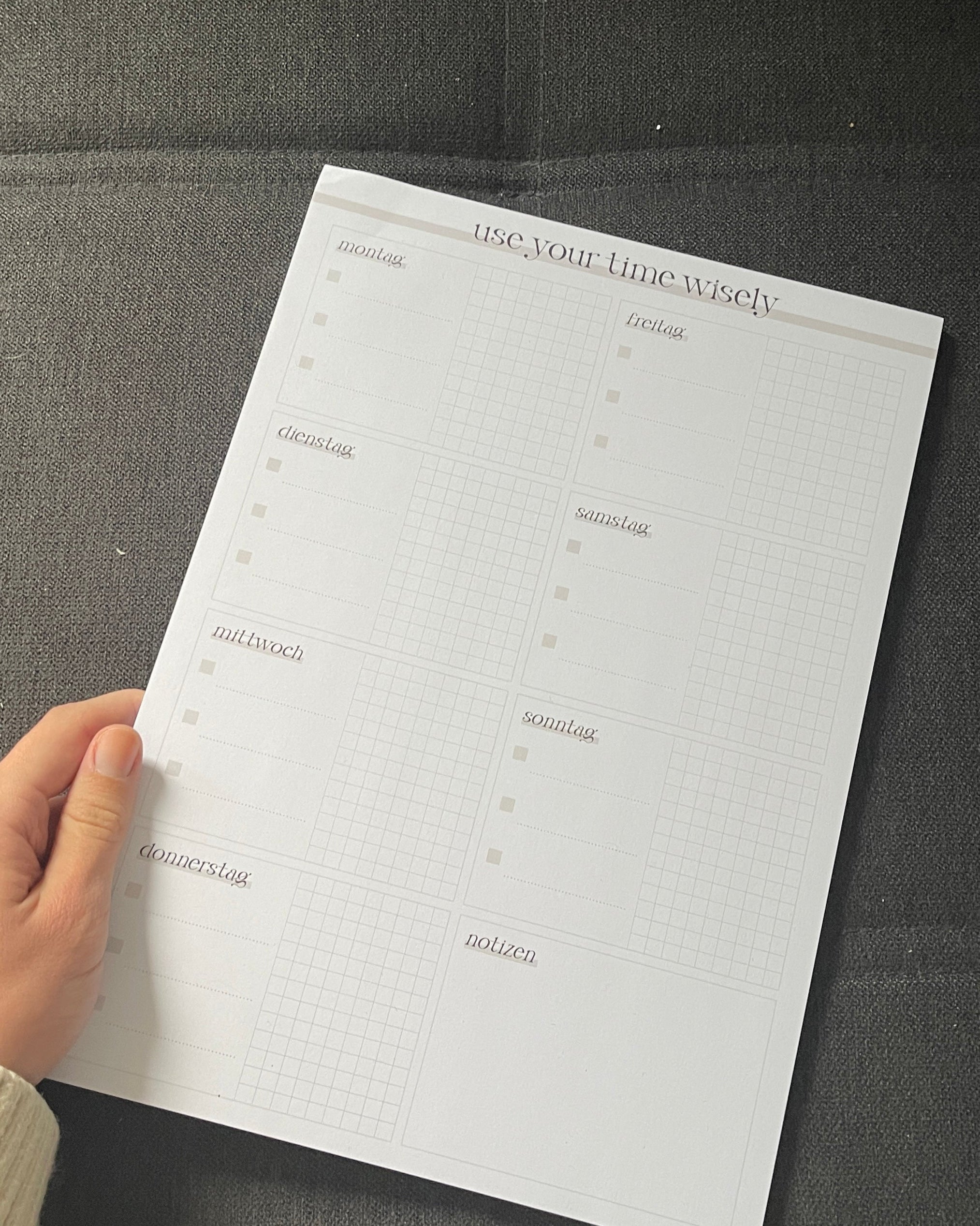 Notizblöcke-Set "use your time wisely"