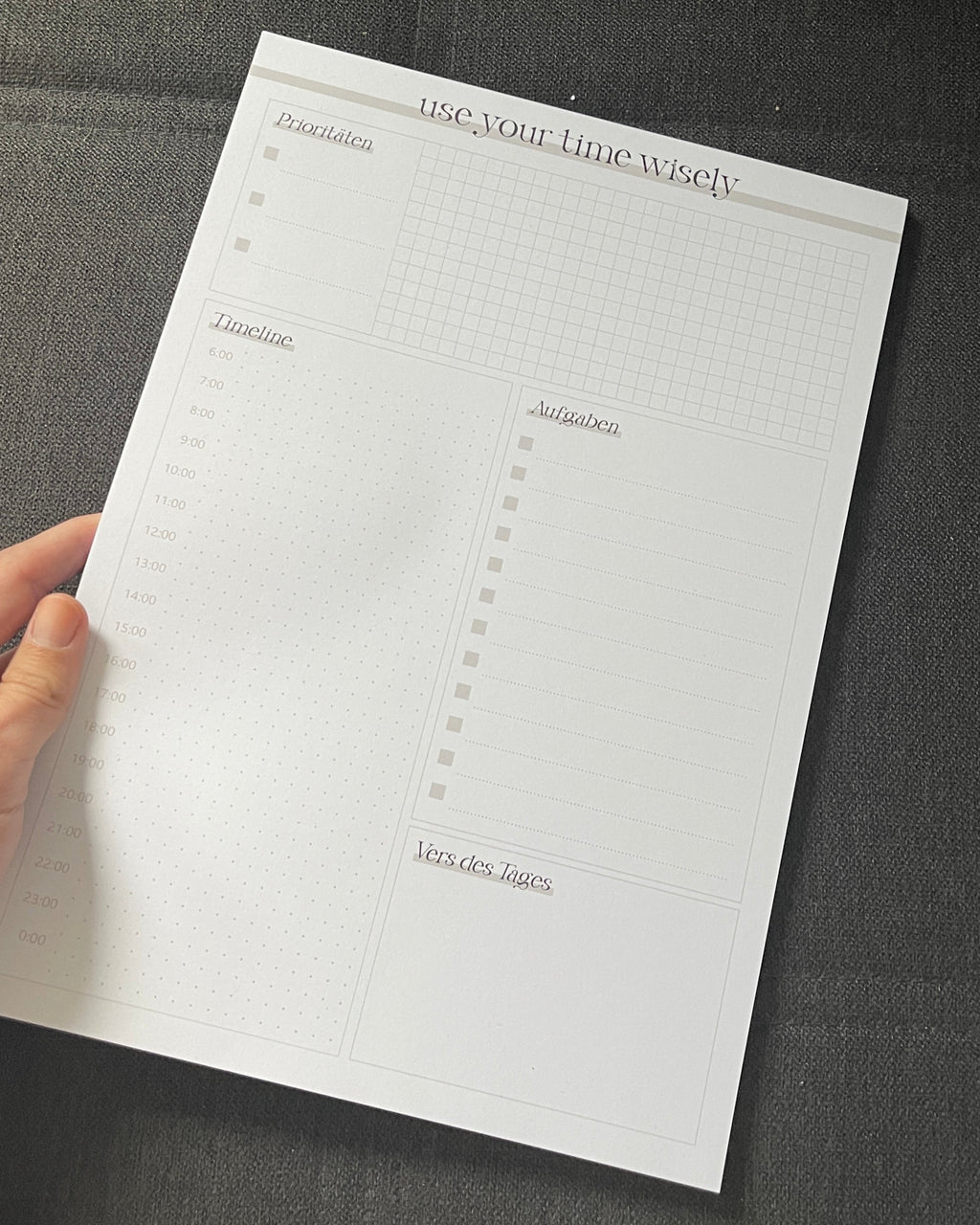 Notizblöcke-Set "use your time wisely"