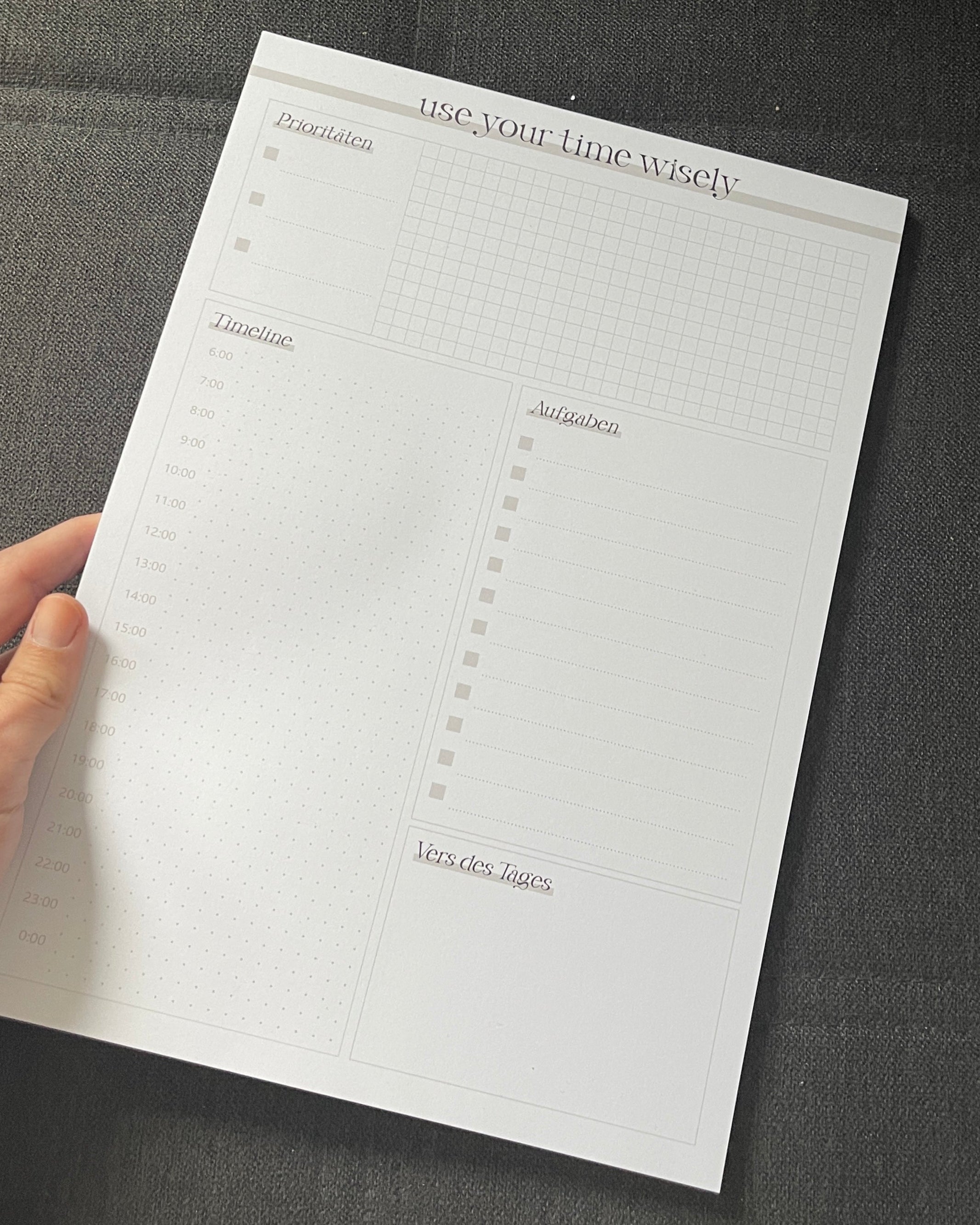 Notizblöcke-Set "use your time wisely"