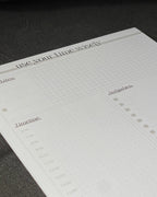 Notizblock Tagesplaner "use your time wisely"