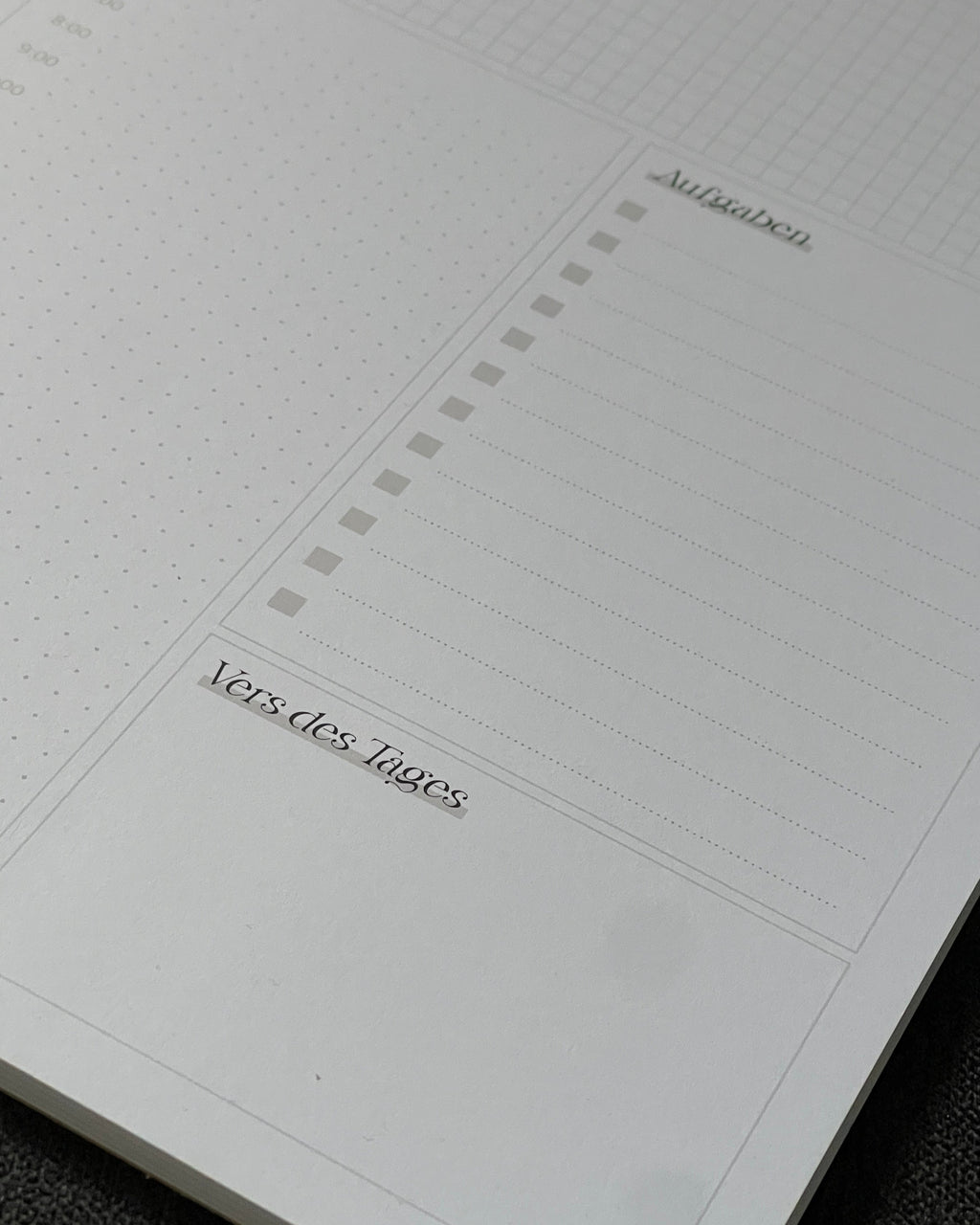 Notizblock Tagesplaner "use your time wisely"