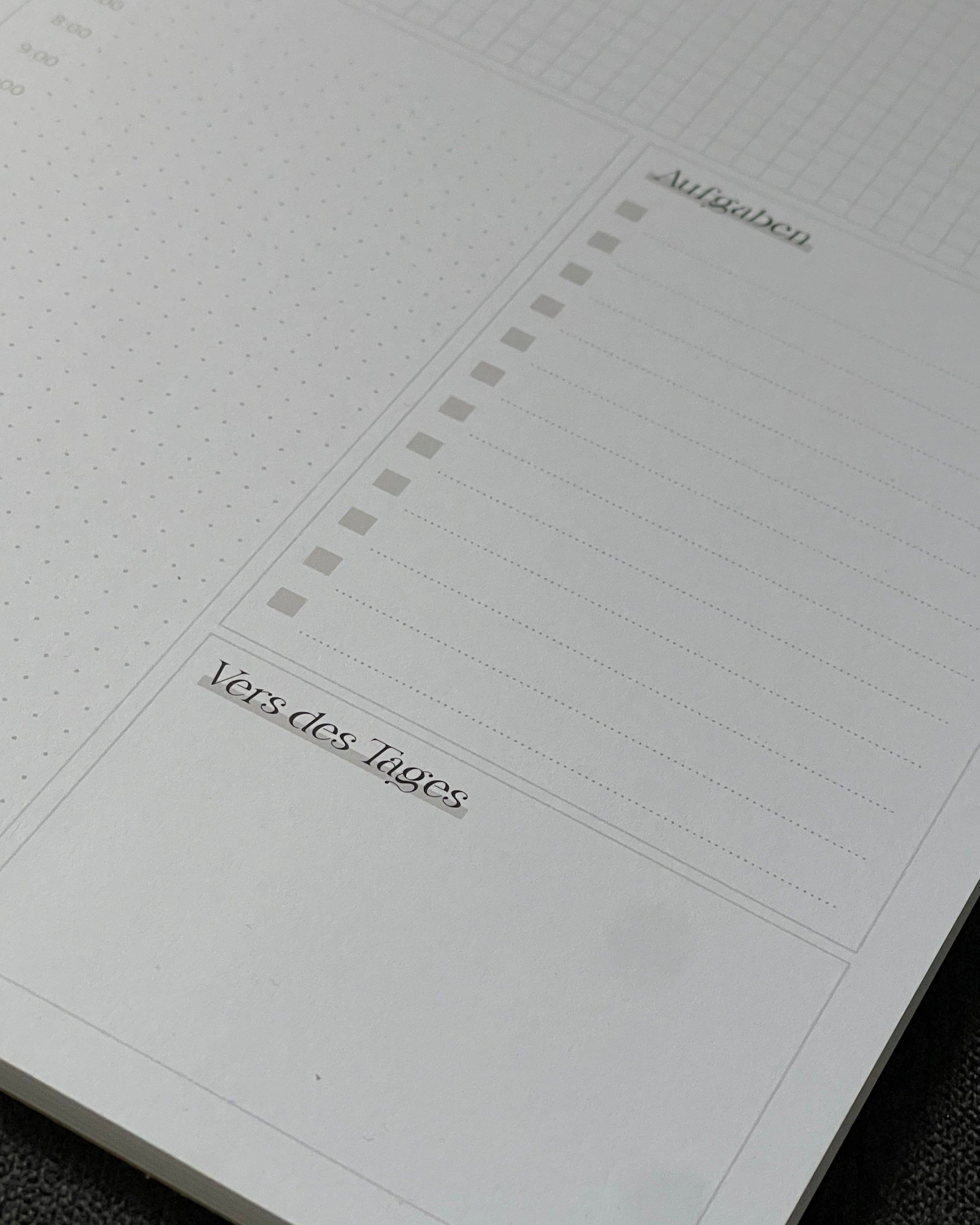Notizblock Tagesplaner "use your time wisely"