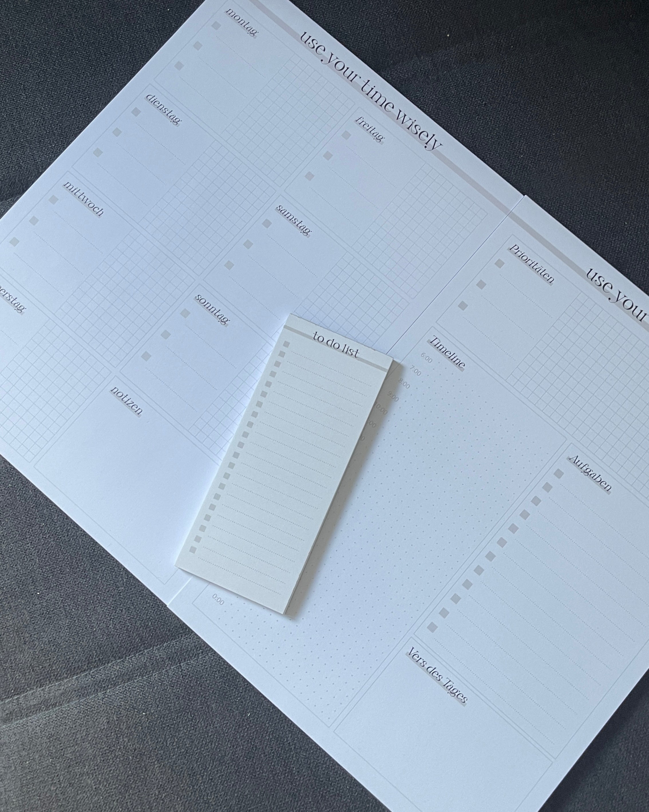 Notizblöcke-Set "use your time wisely"