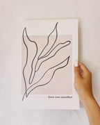 Poster love one another