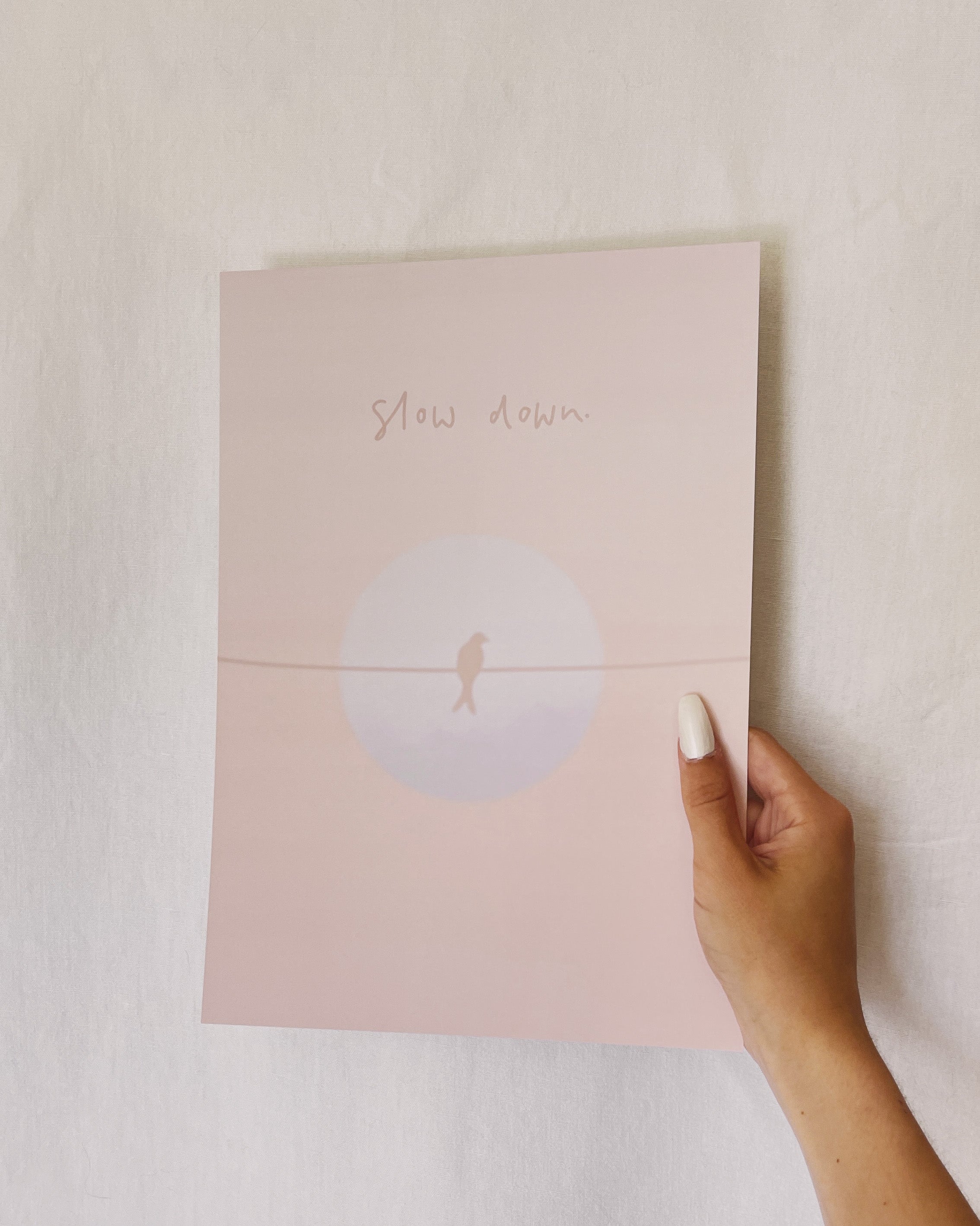 Poster slow down