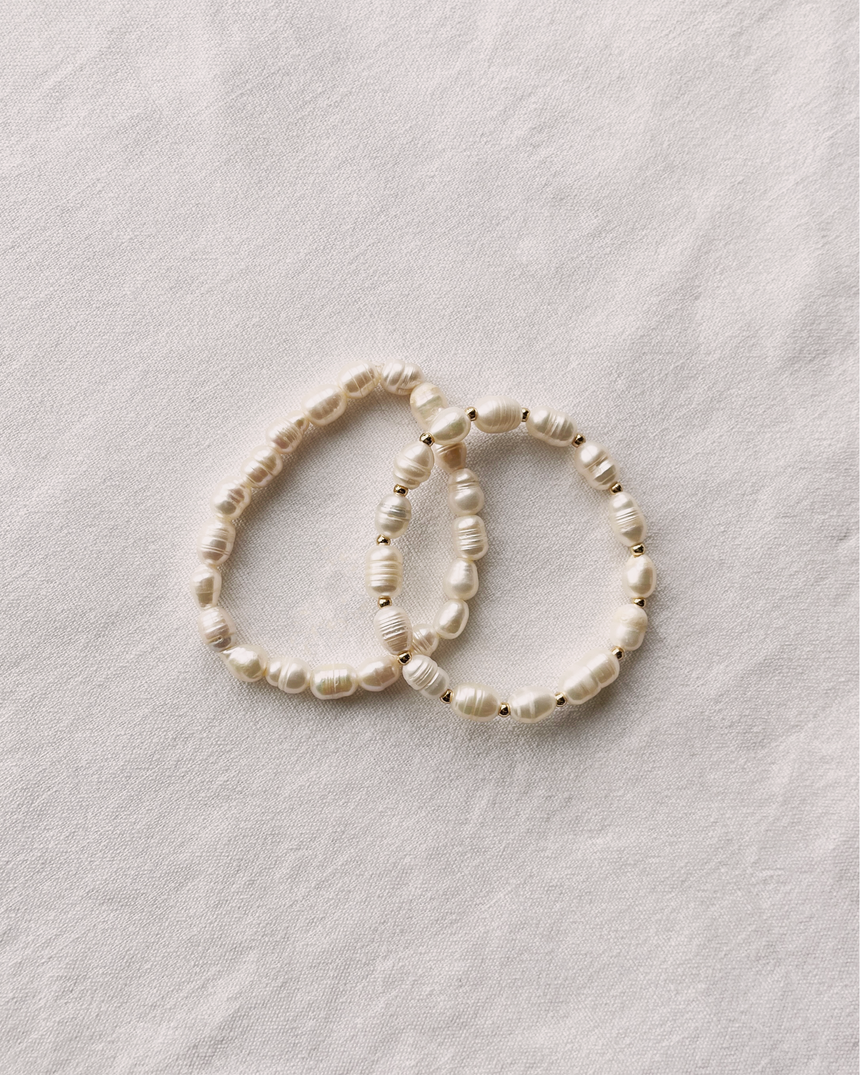 Armband aus Süßwasserperlen