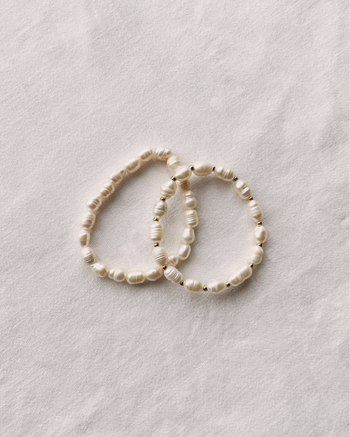 Armband aus Süßwasserperlen