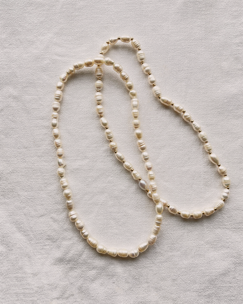 Halskette aus Süßwasserperlen