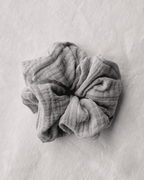 Scrunchies aus Musselin; Pastell- / Erdtöne
