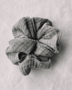 Scrunchies aus Musselin; Pastell- / Erdtöne