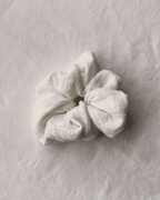Scrunchies aus Musselin; Pastell- / Erdtöne