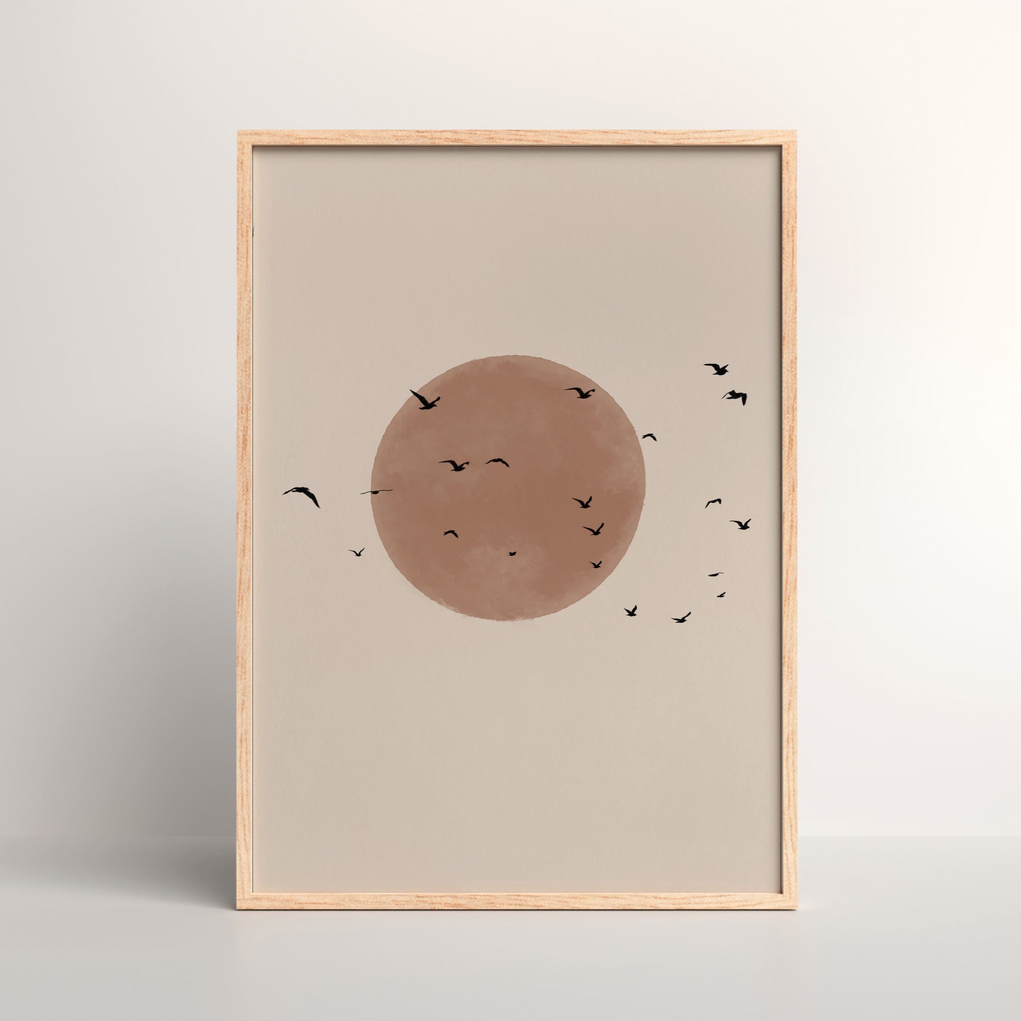 Poster Sunset Birds