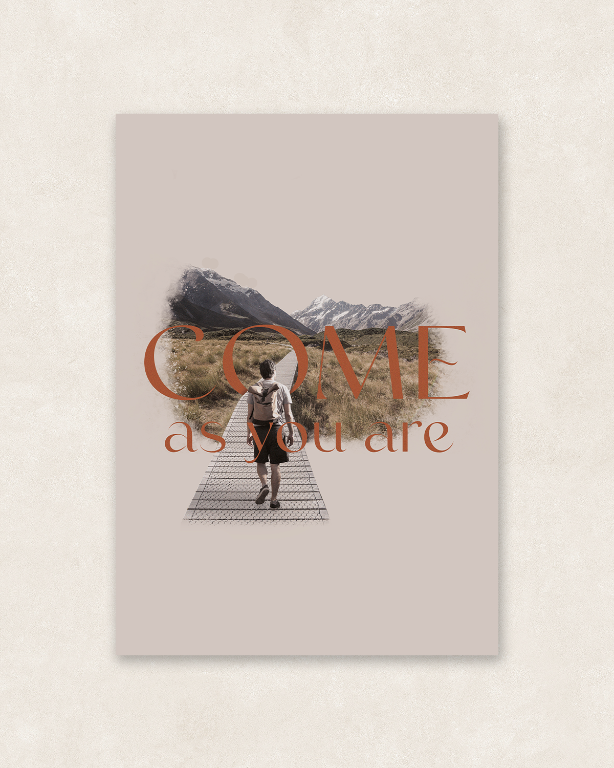 Postkarte Come as you are