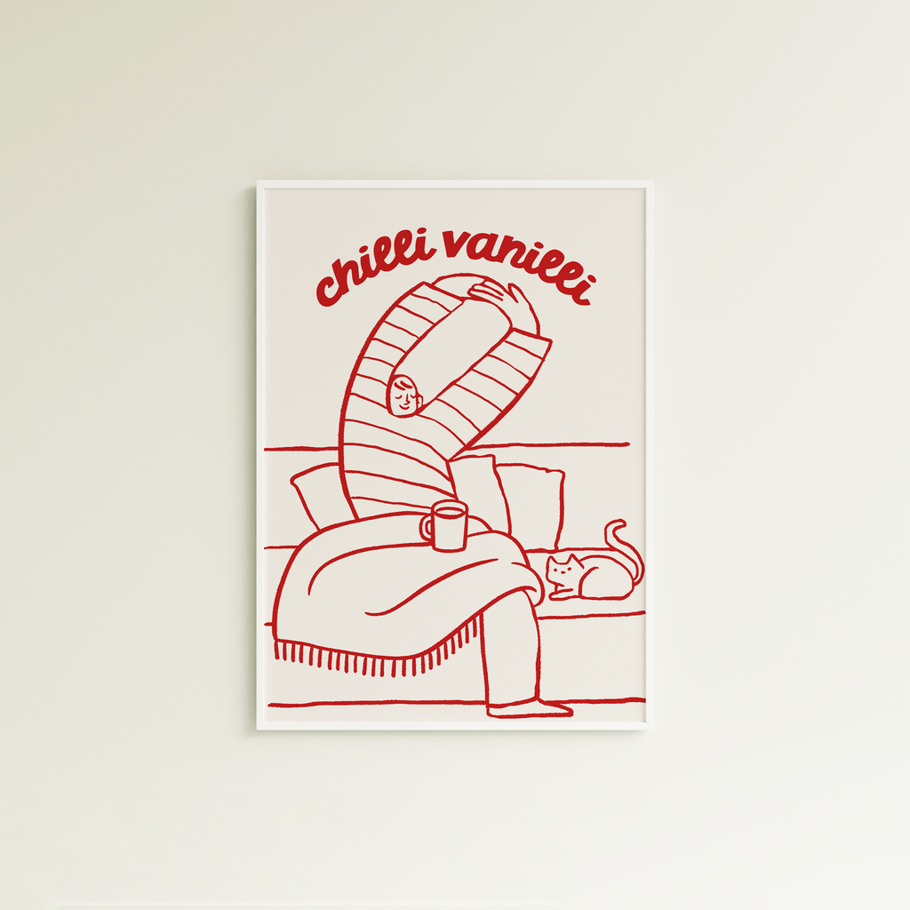 Poster chilli vanilli (verschiedene Farben)