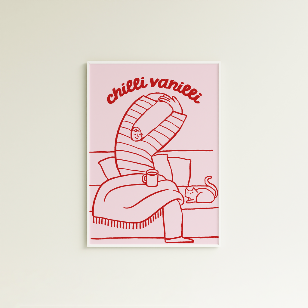 Poster chilli vanilli (verschiedene Farben)