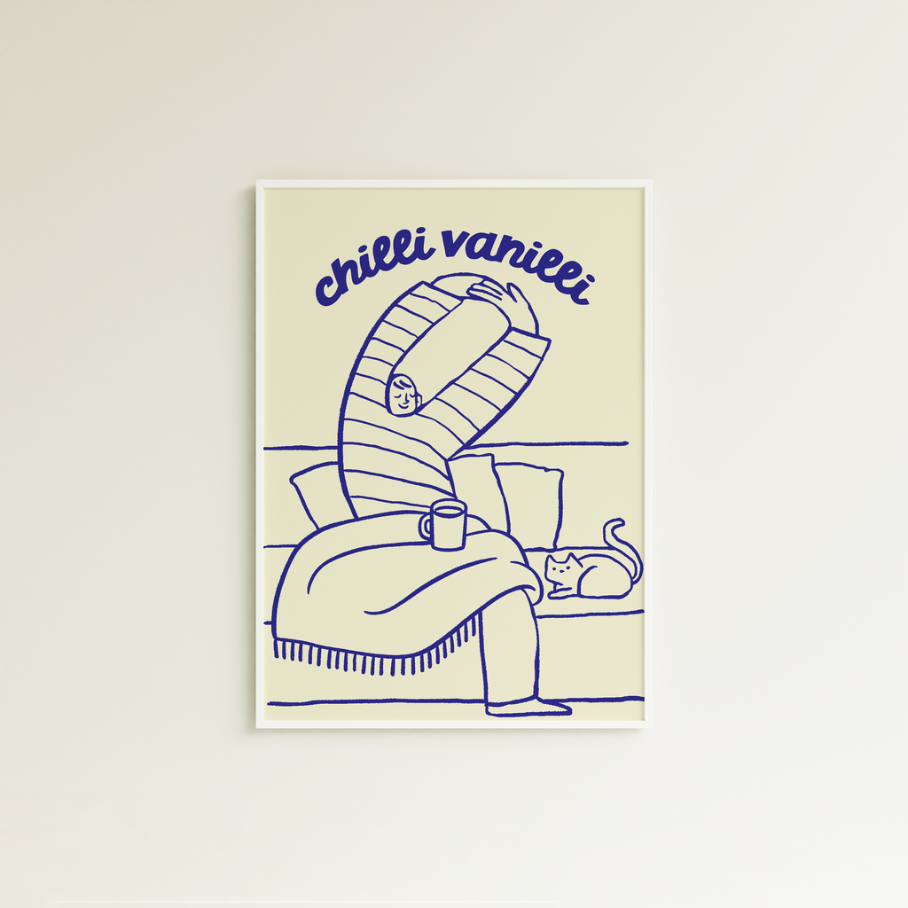 Poster chilli vanilli (verschiedene Farben)