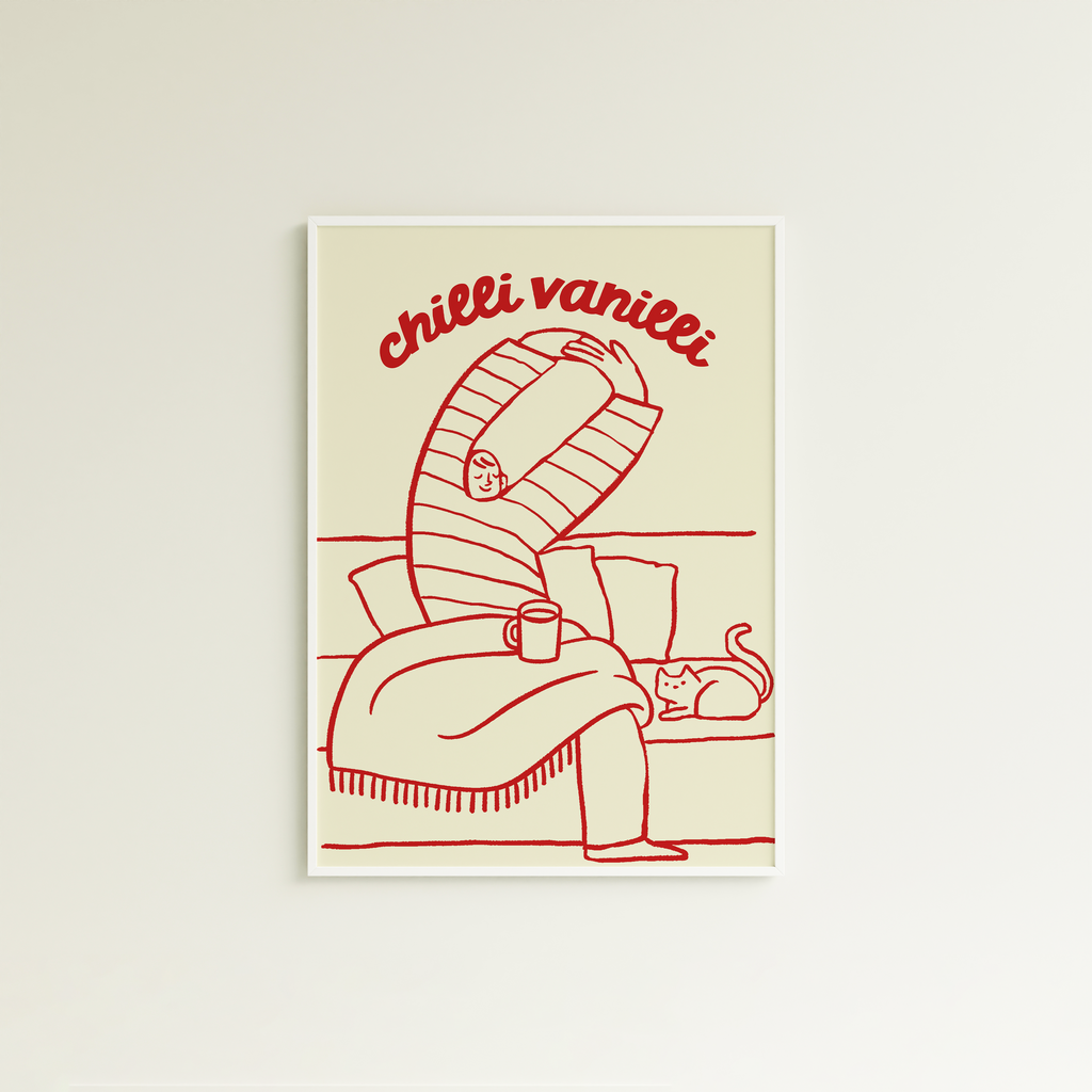 Poster chilli vanilli (verschiedene Farben)
