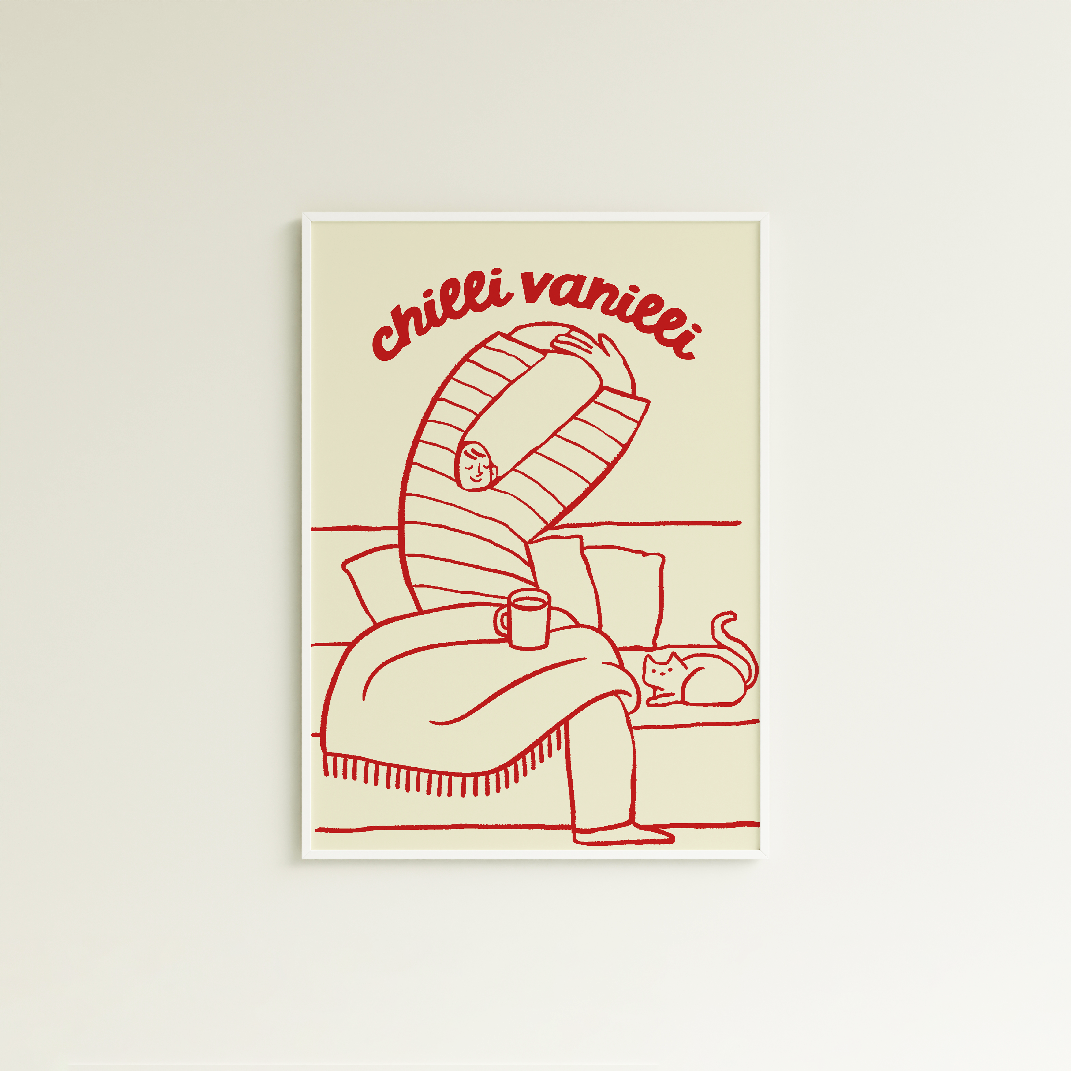 Poster chilli vanilli (verschiedene Farben)