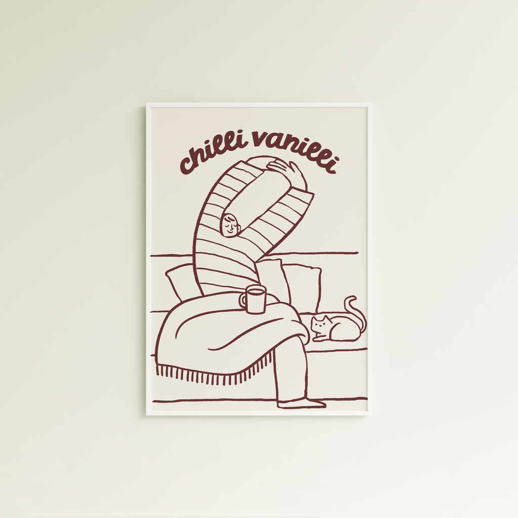 Poster chilli vanilli (verschiedene Farben)