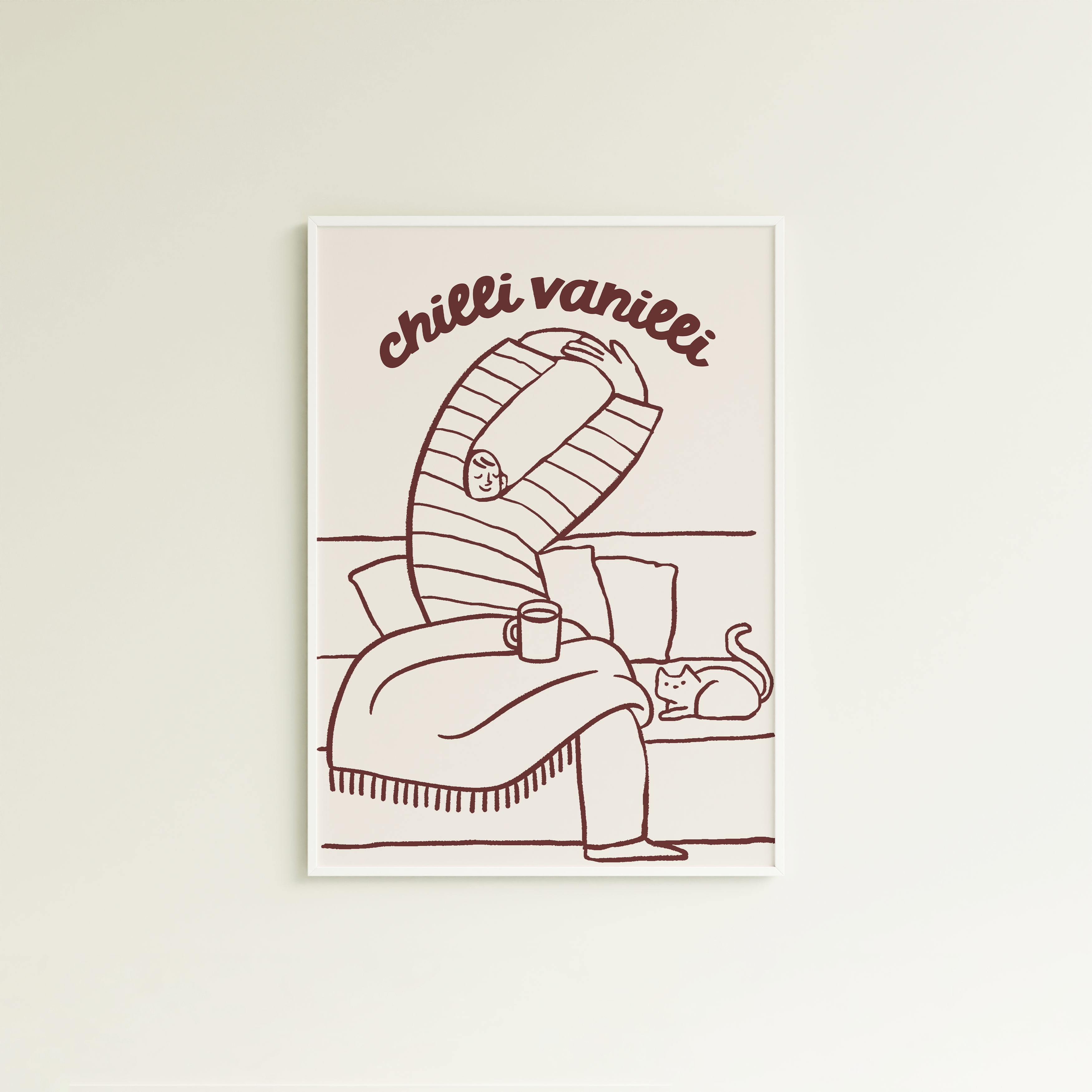 Poster chilli vanilli (verschiedene Farben)