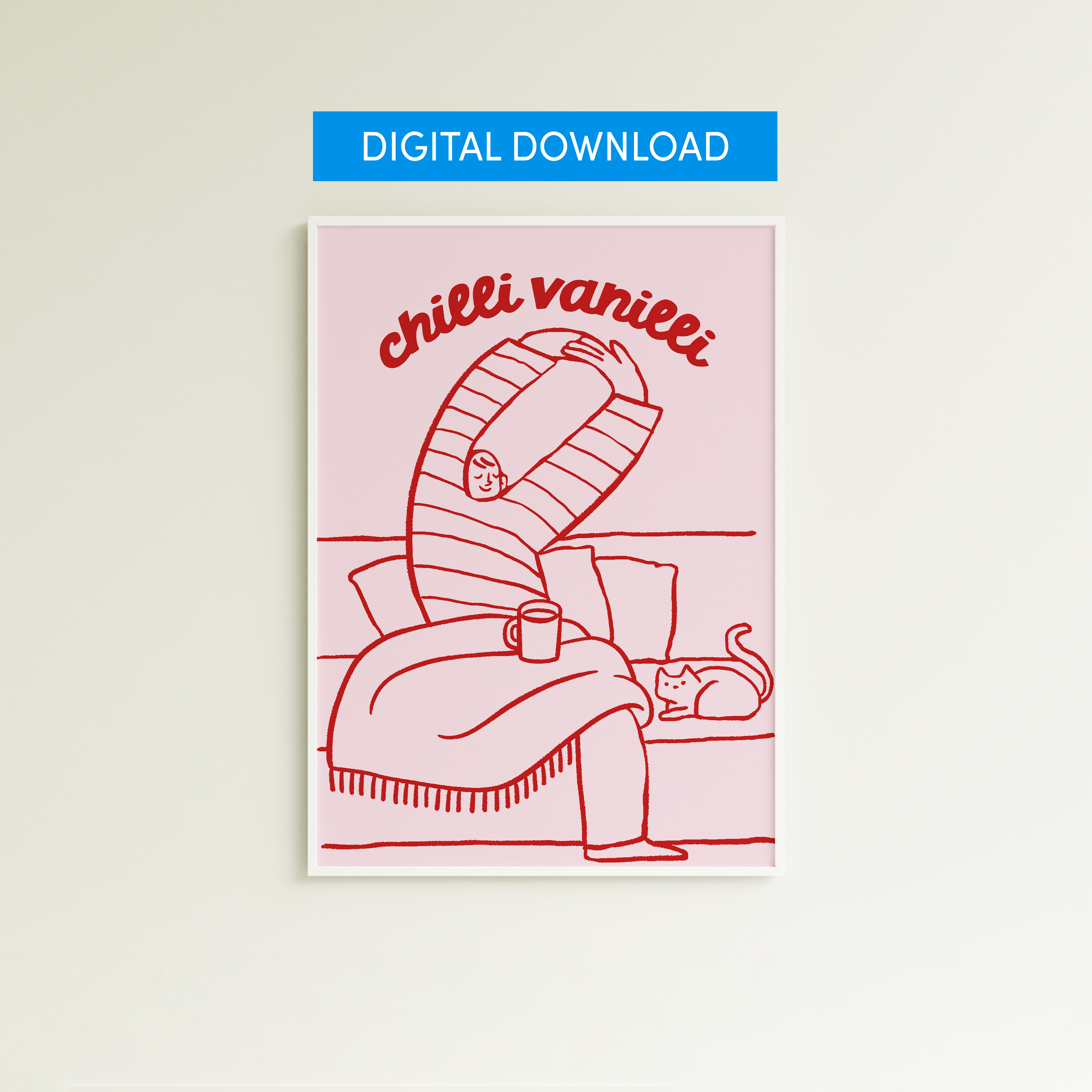 Poster chilli vanilli (verschiedene Farben)
