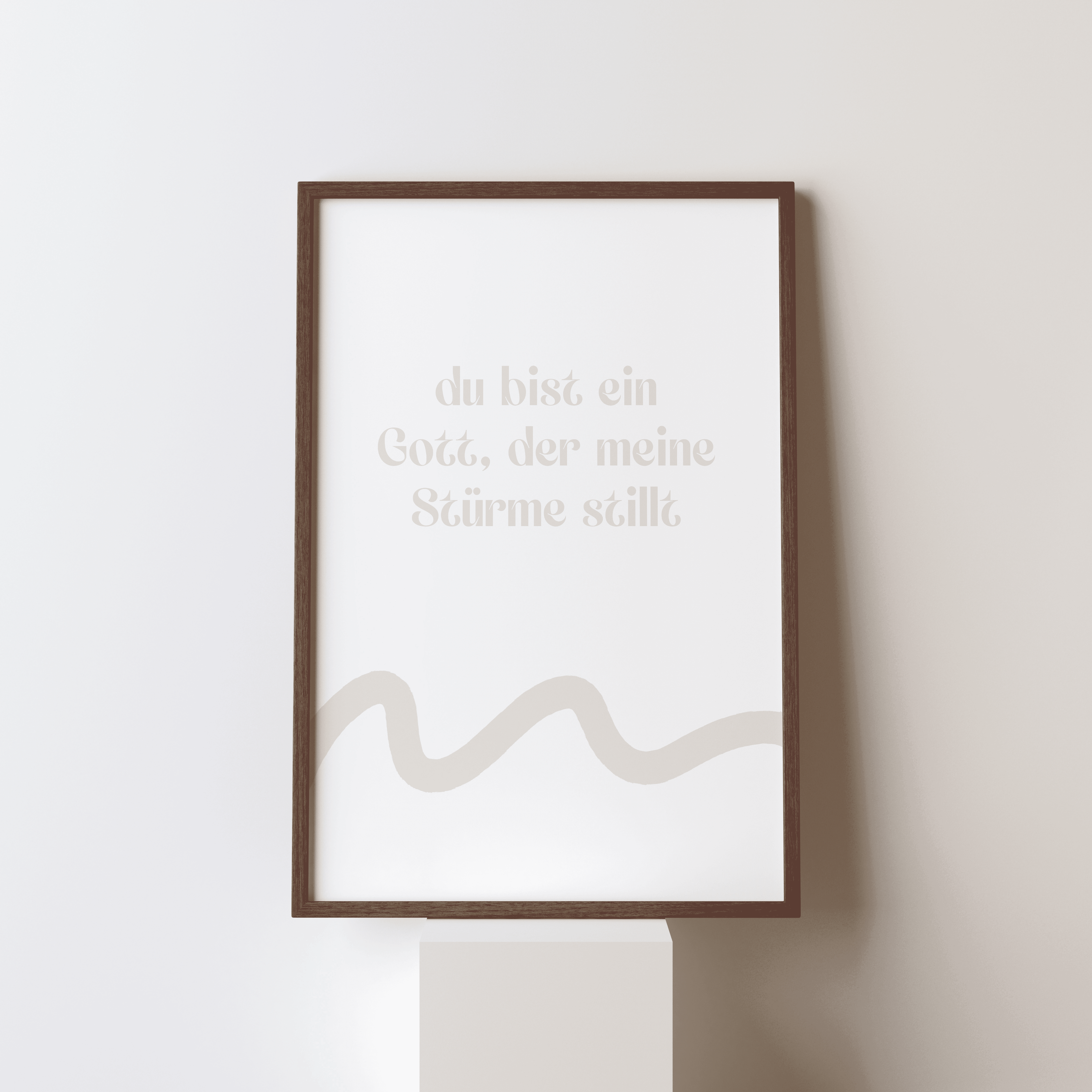 Poster ein Gott der meine Stürme stillt