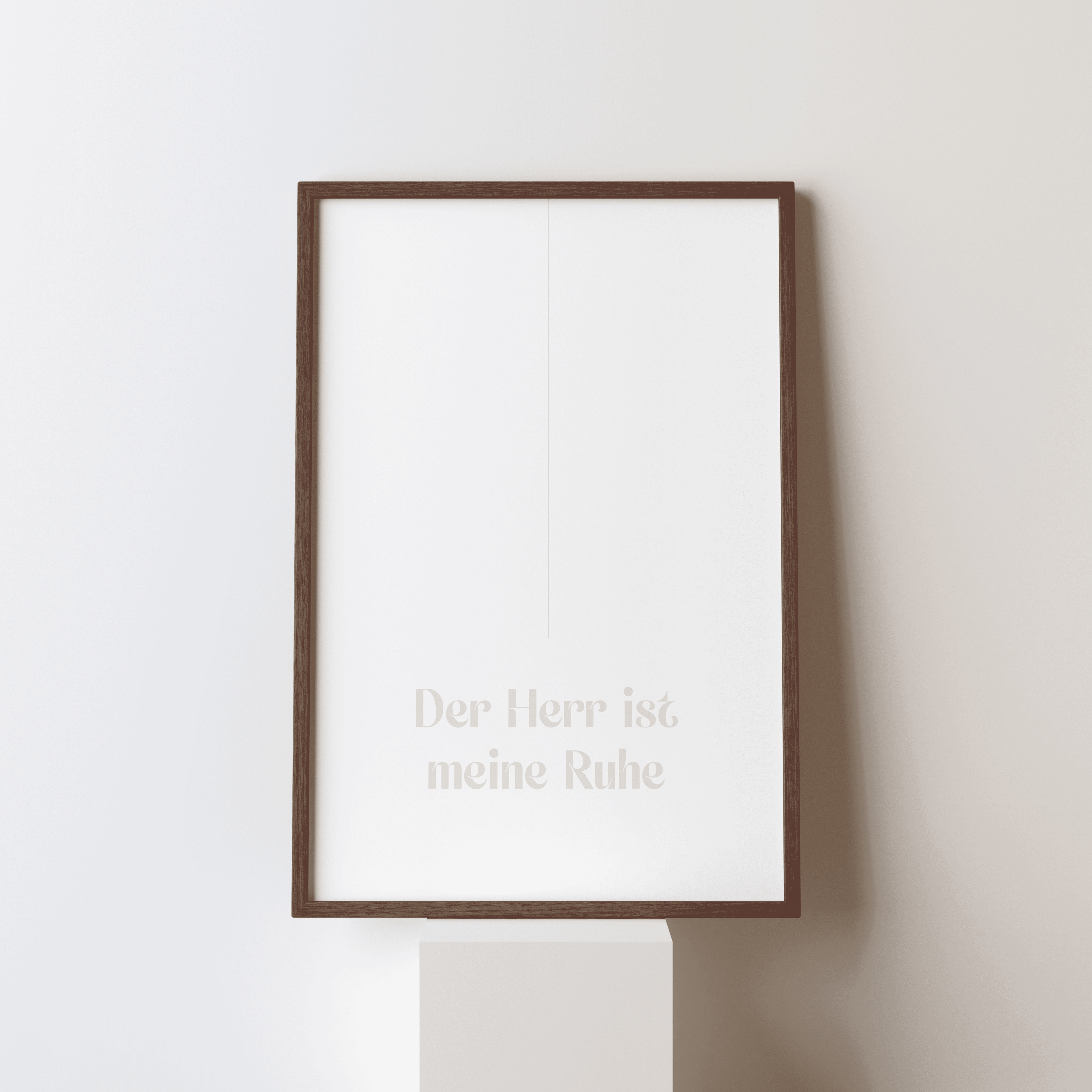 Poster der Herr ist meine Ruhe
