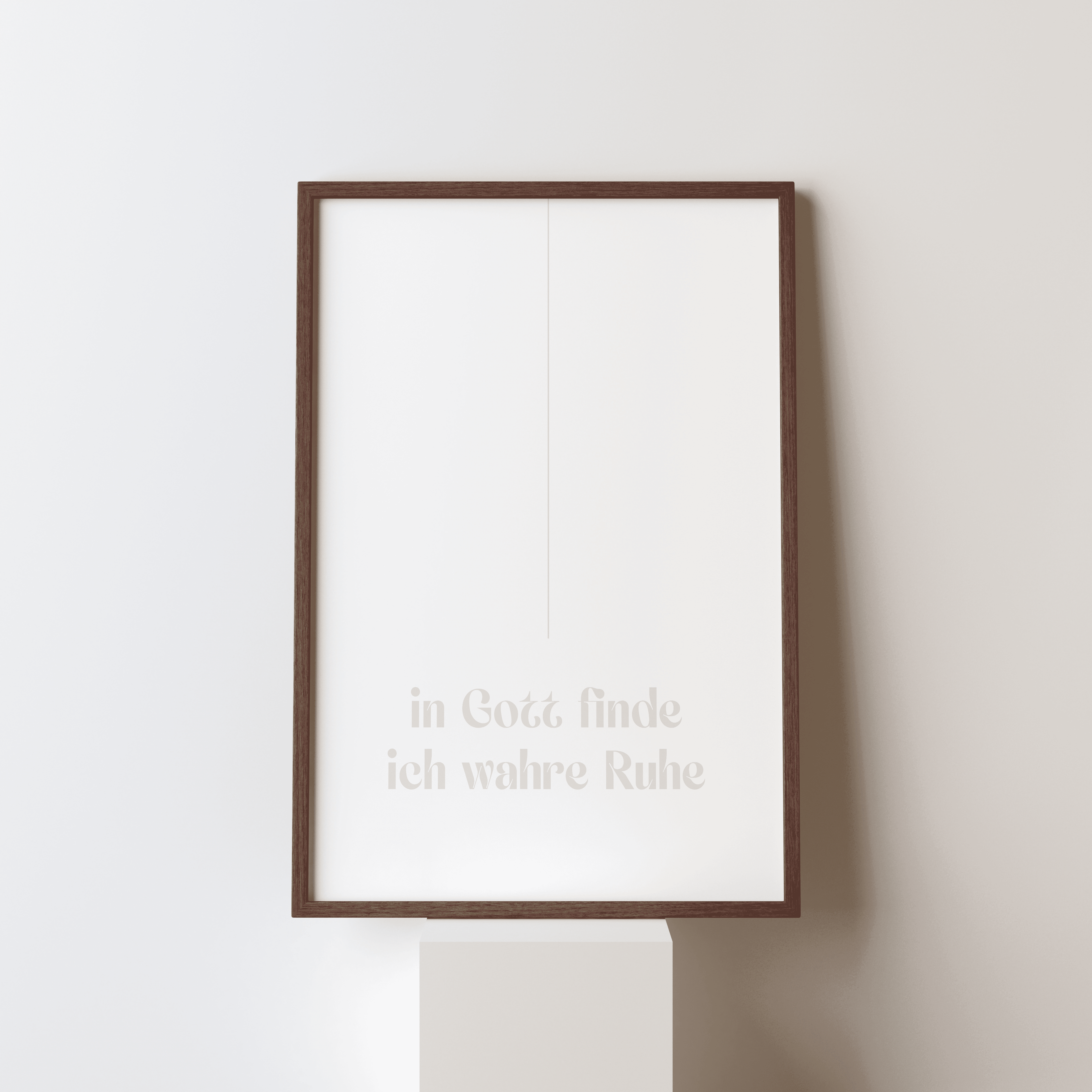 Poster In Gott finde ich wahre Ruhe