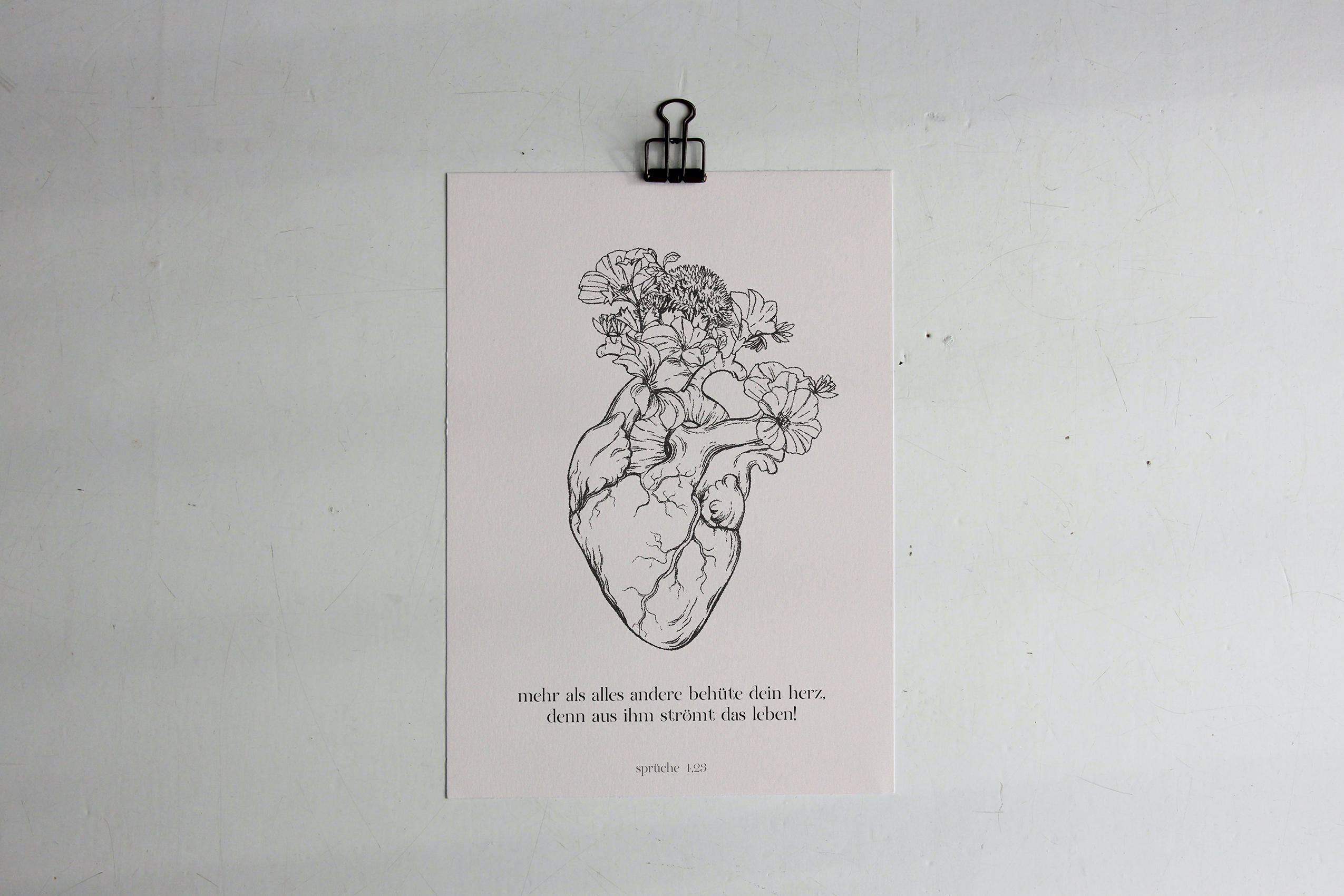 Poster behüte dein Herz