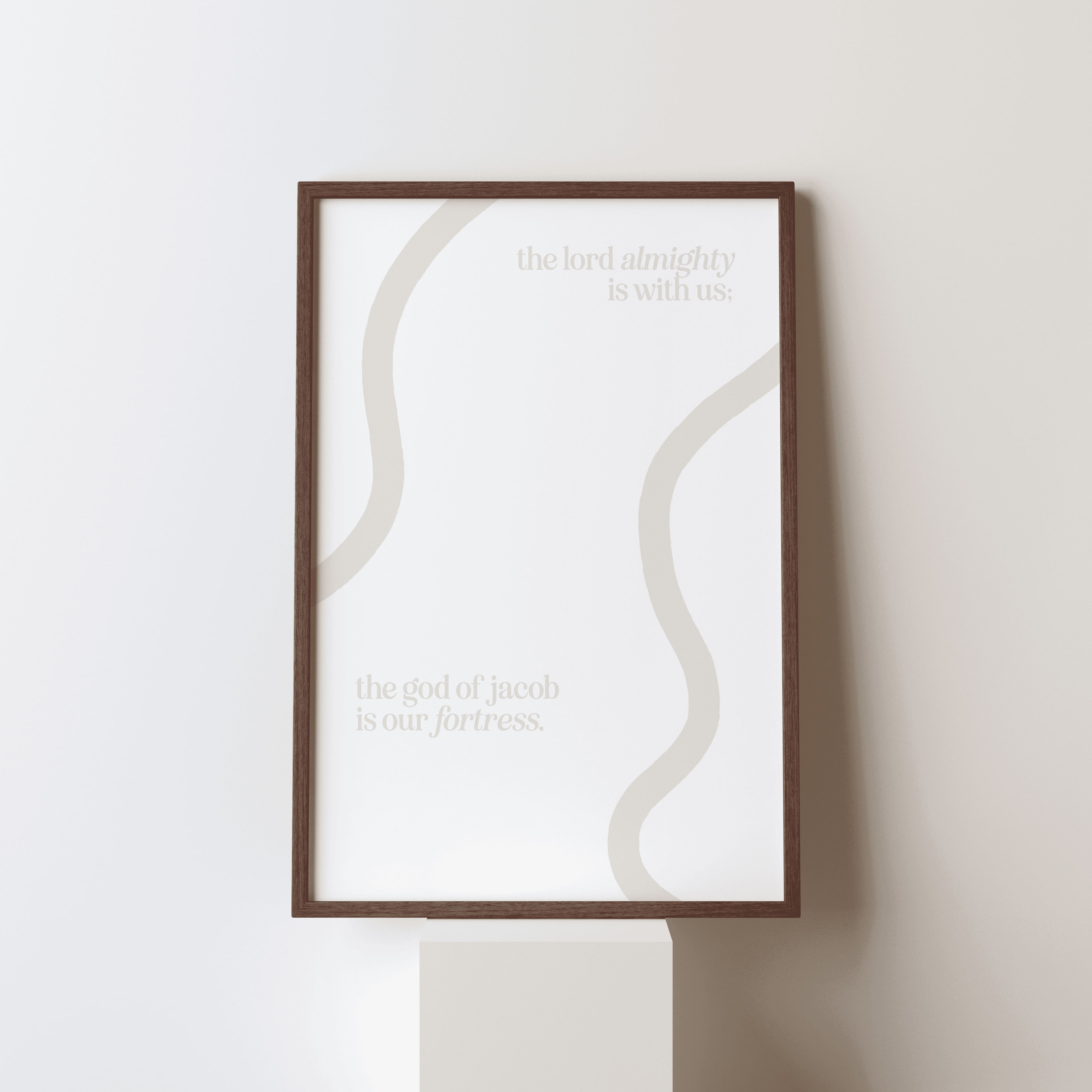 Poster zu Psalm 46,10