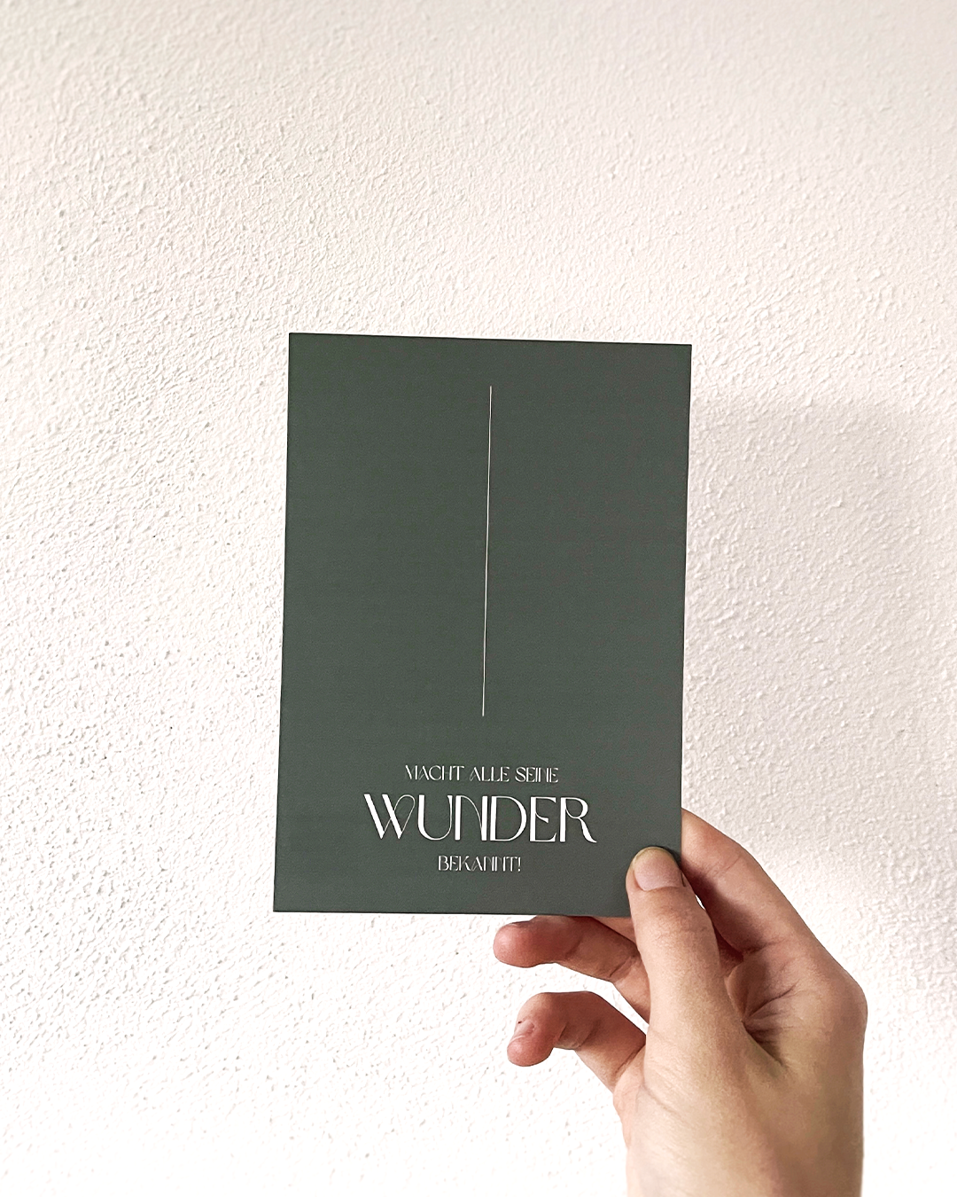 Postkarte A6; Wunder