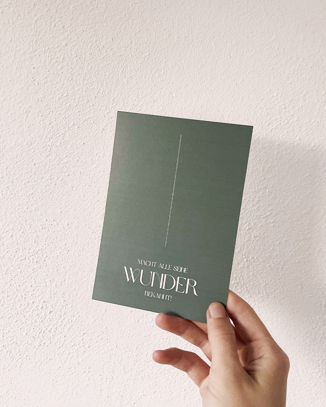 Postkarte A6; Wunder