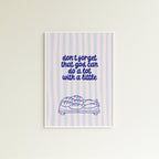 Poster god can do a lot (verschiedene Farben)