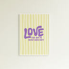 Poster love like you've never been hurt
