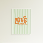 Poster love like you've never been hurt