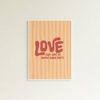 Poster love like you've never been hurt